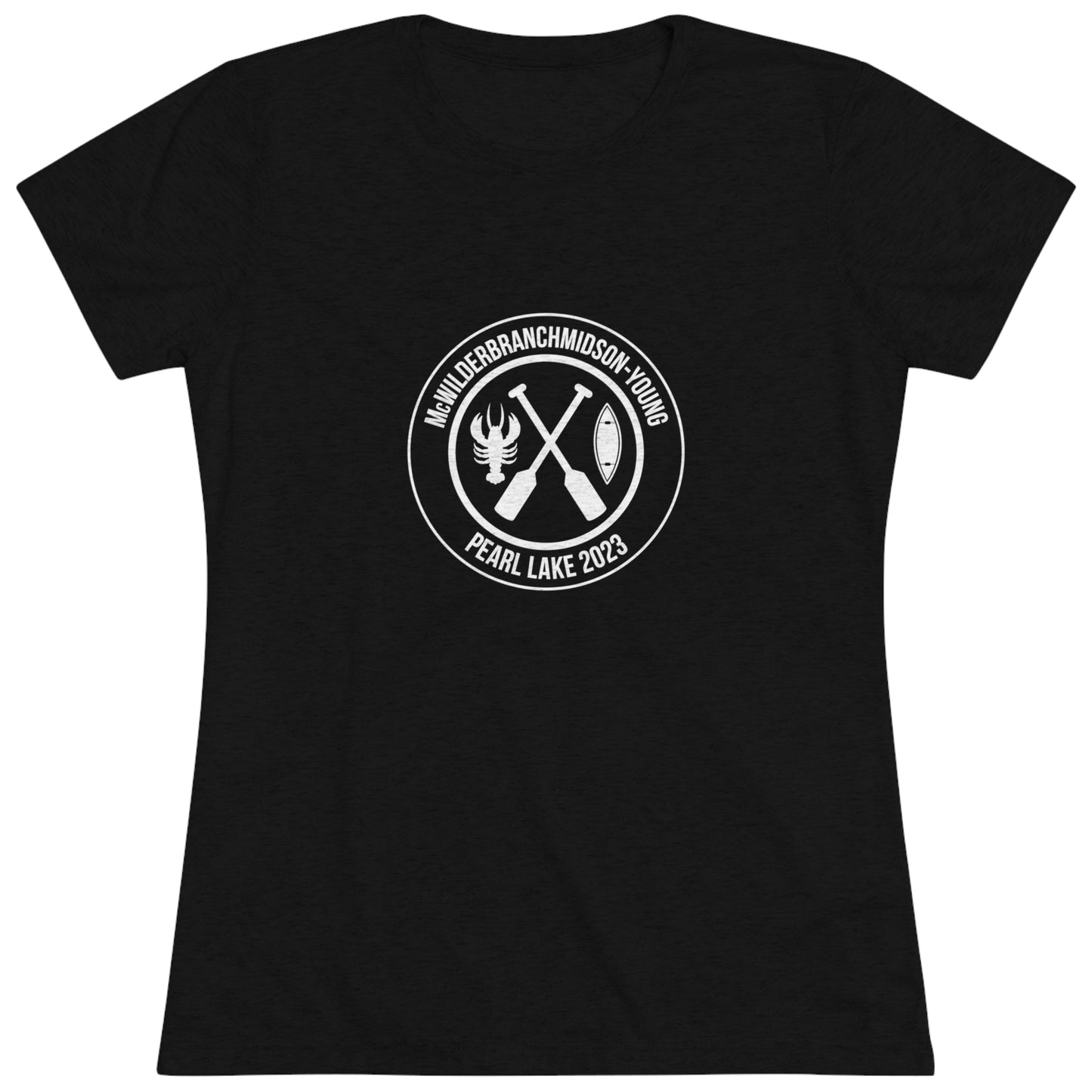 Pearl Lake Women's Tri-Blend T-Shirt (Dark)