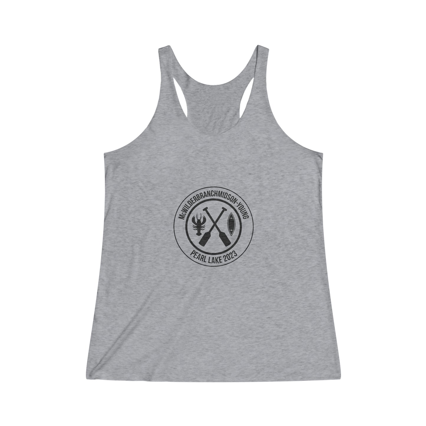 Pearl Lake Women's Tri-Blend Racerback Tank (Light)