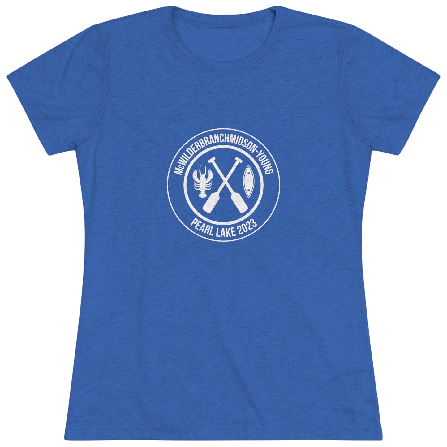 Pearl Lake Women's Tri-Blend T-Shirt (Dark)