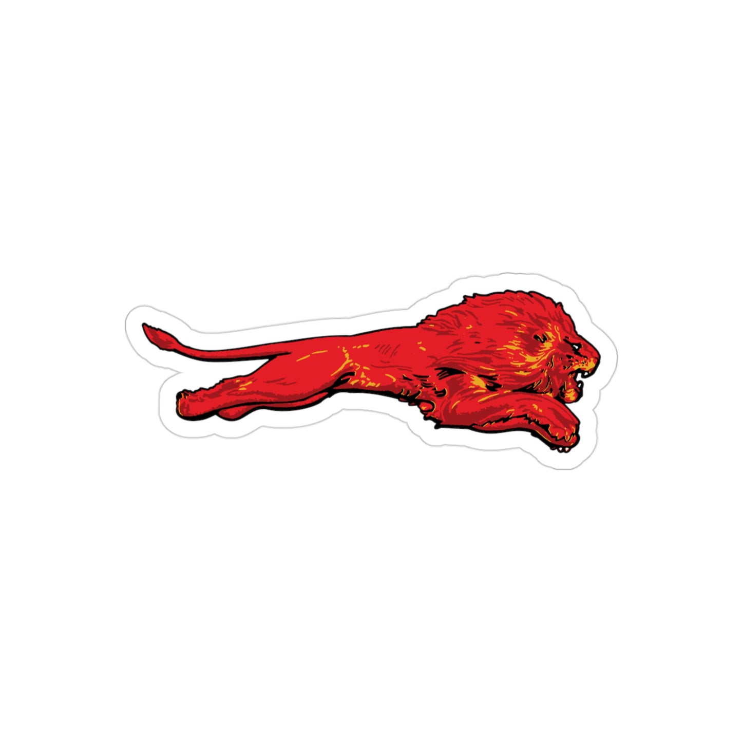 Red Lion Sticker