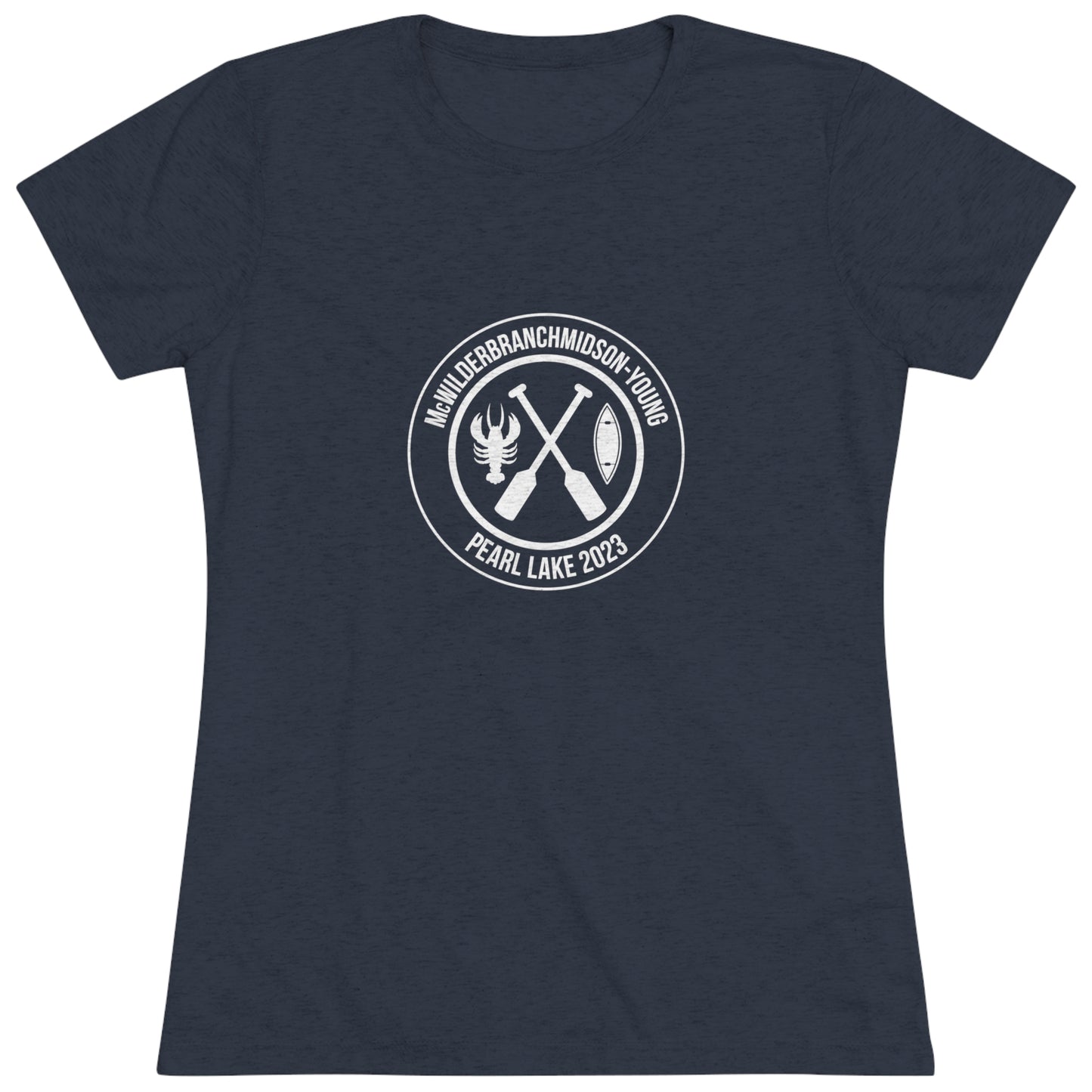 Pearl Lake Women's Tri-Blend T-Shirt (Dark)