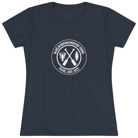 Pearl Lake Women's Tri-Blend T-Shirt (Dark)