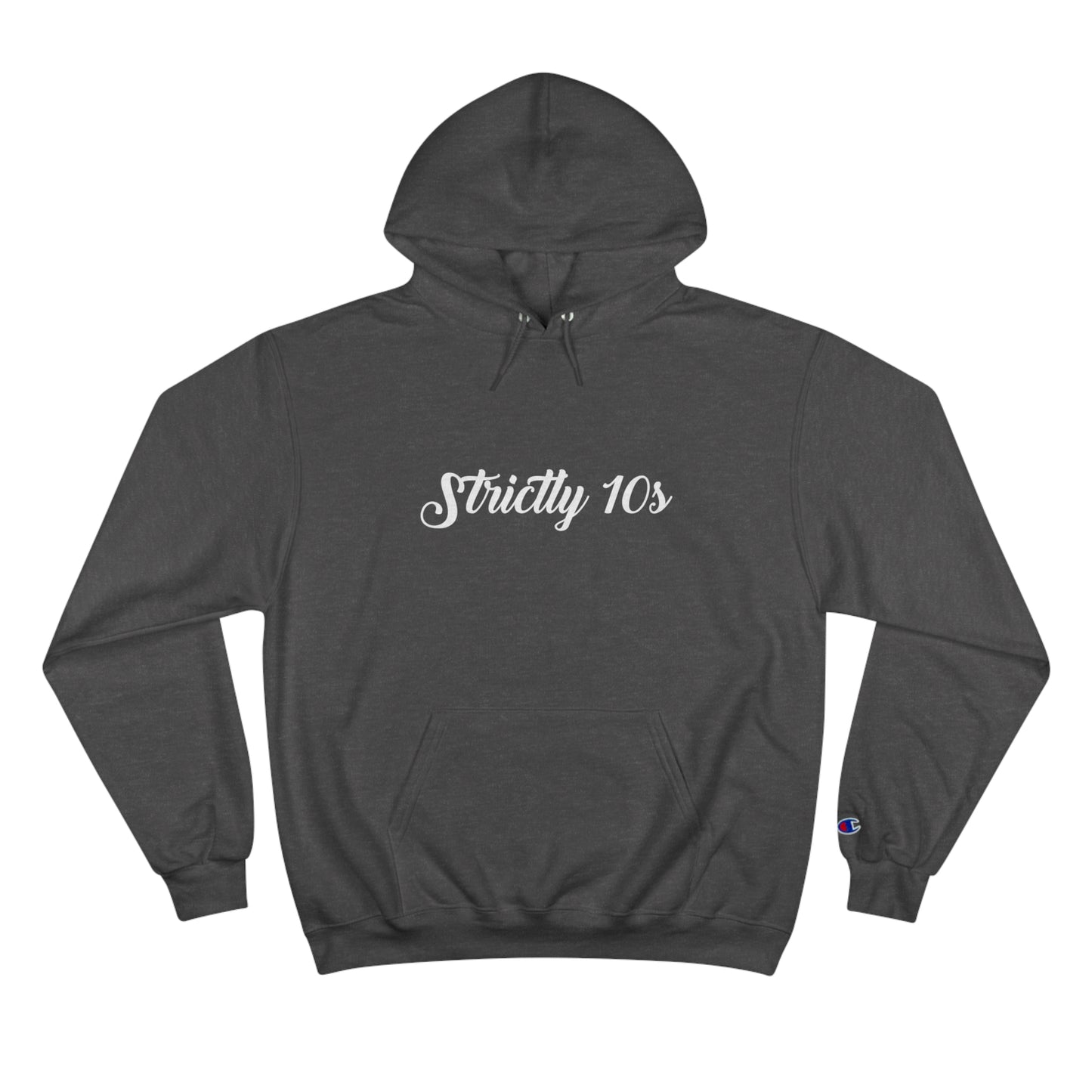 Strictly 10's White Script Champion Hoodie