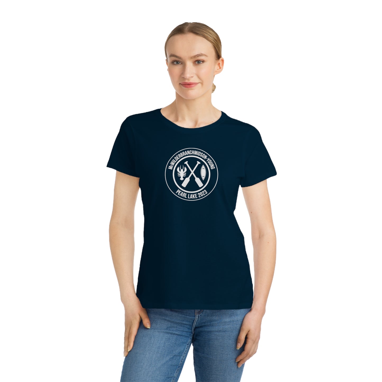 Pearl Lake Women's Organic T-Shirt (Dark)
