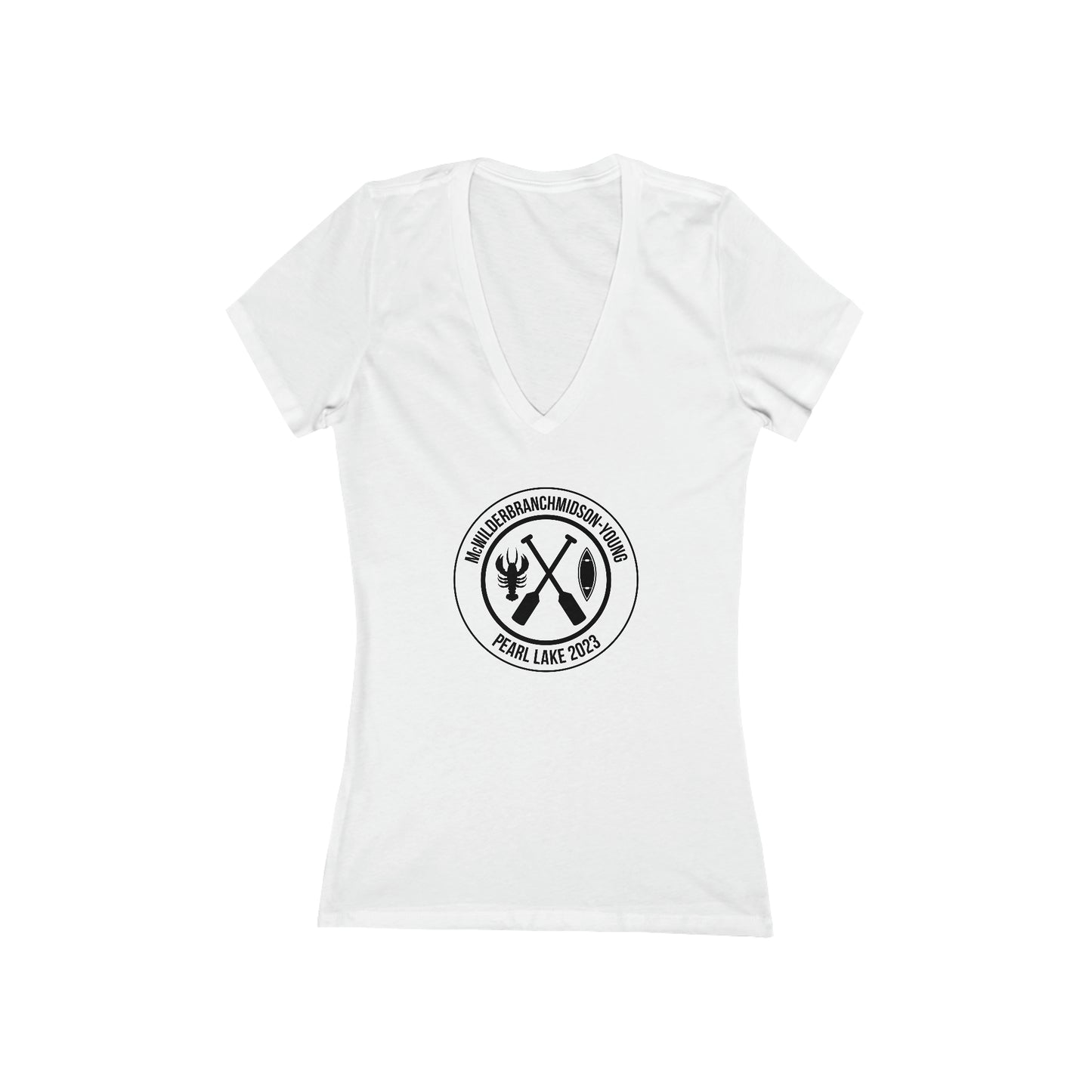 Pearl Lake Women's V-Neck T-Shirt (Light)