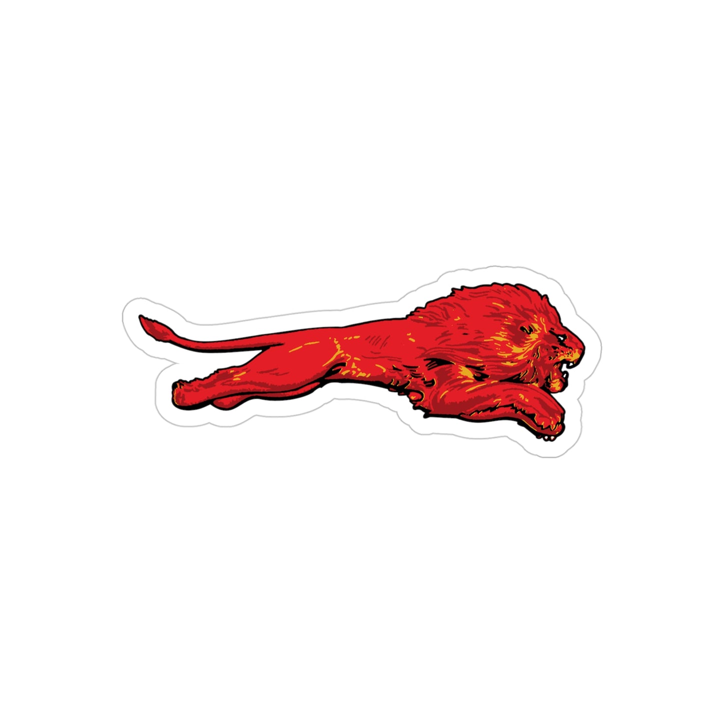Red Lion Sticker